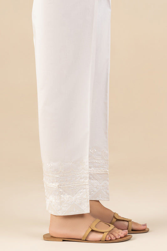 EMBROIDERED STRAIGHT PANTS