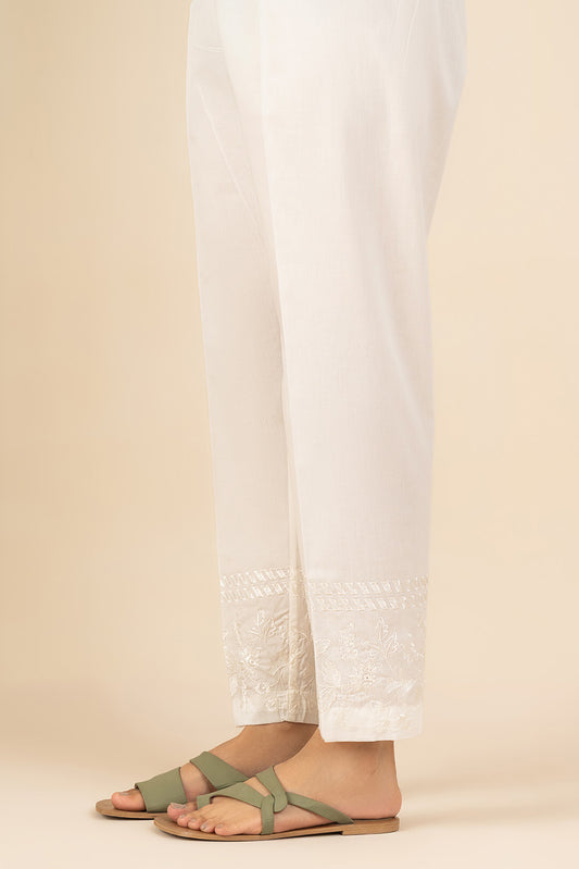 EMBROIDERED STRAIGHT PANTS