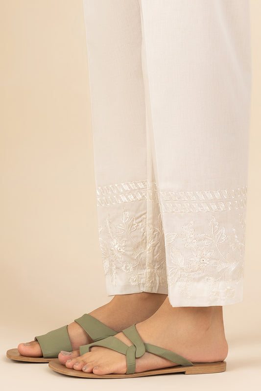 EMBROIDERED STRAIGHT PANTS