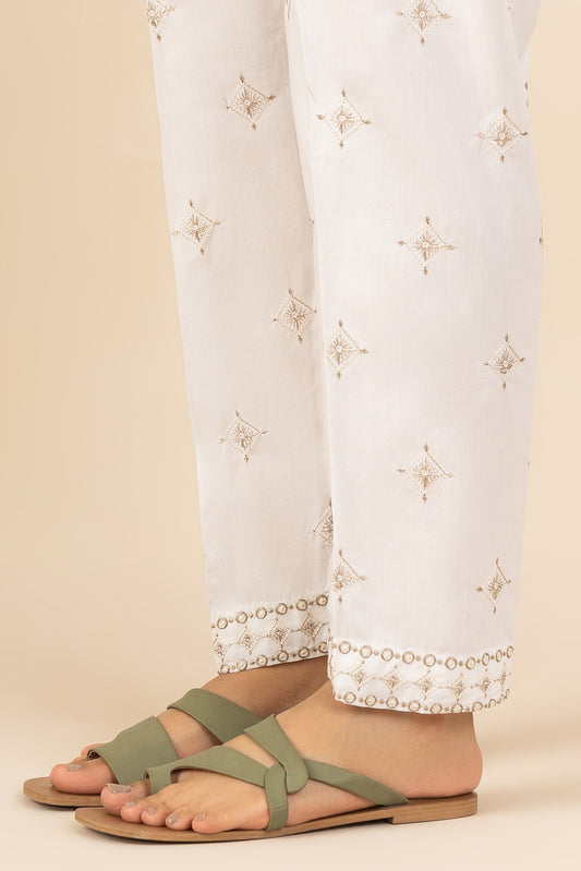 EMBROIDERED STRAIGHT PANTS