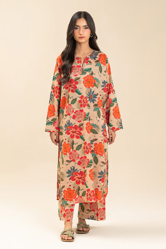 2 PIECE PRINTED LAWN SUIT (PRET)