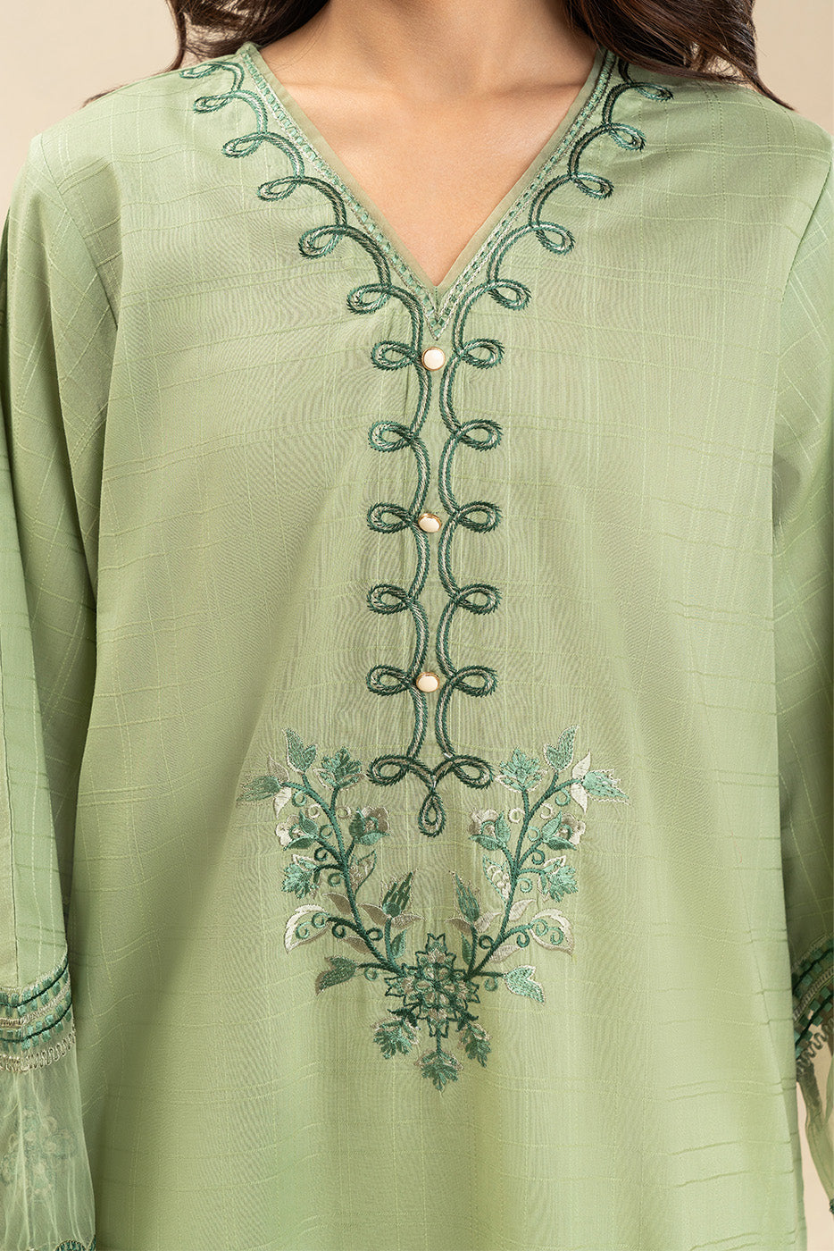 EMBROIDERED DORIA SHIRT (PRET)