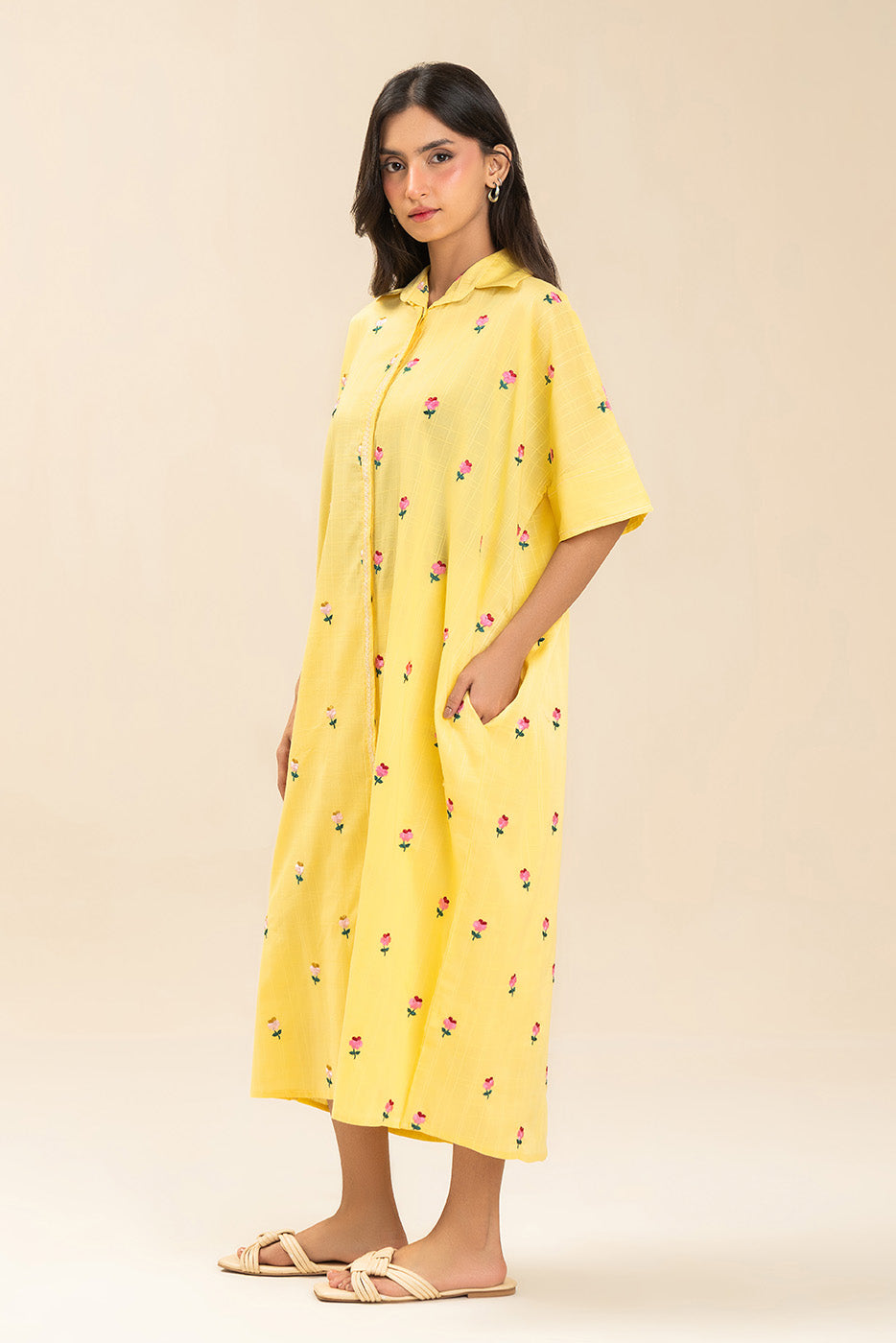 EMBROIDERED DORIA SHIRT (PRET)