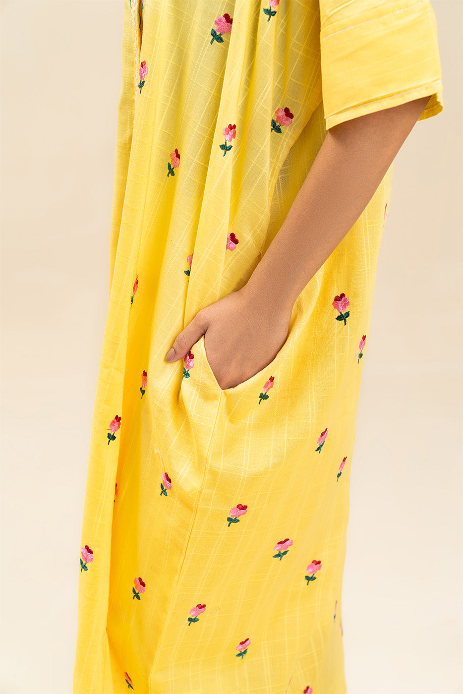 EMBROIDERED DORIA SHIRT (PRET)