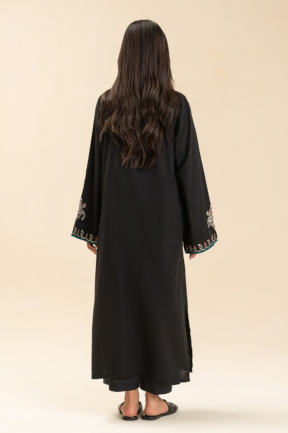 EMBROIDERED LUREX LAWN SHIRT (PRET)