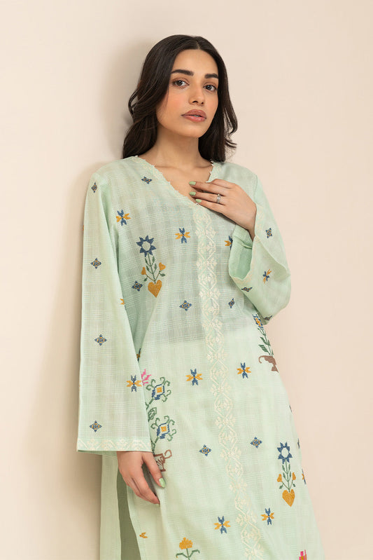 EMBROIDERED DORIA SHIRT (PRET)