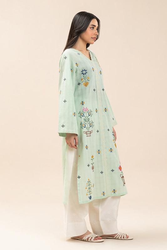 EMBROIDERED DORIA SHIRT (PRET)