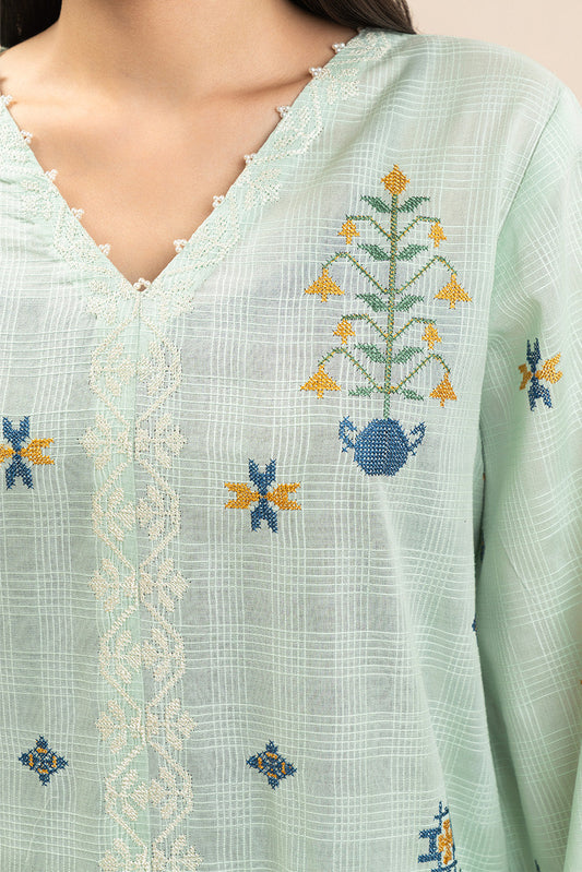 EMBROIDERED DORIA SHIRT (PRET)