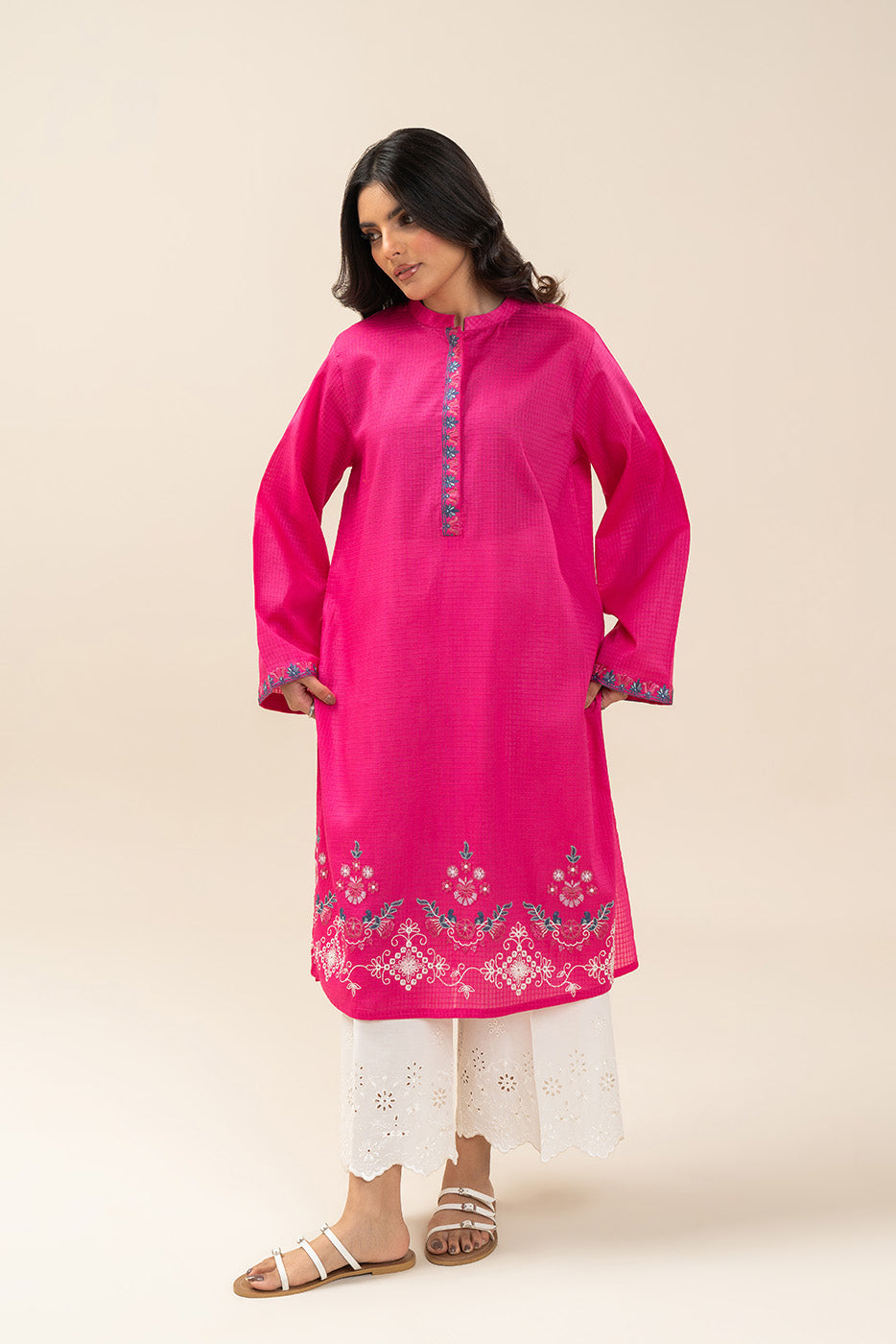 EMBROIDERED DORIA SHIRT (PRET)