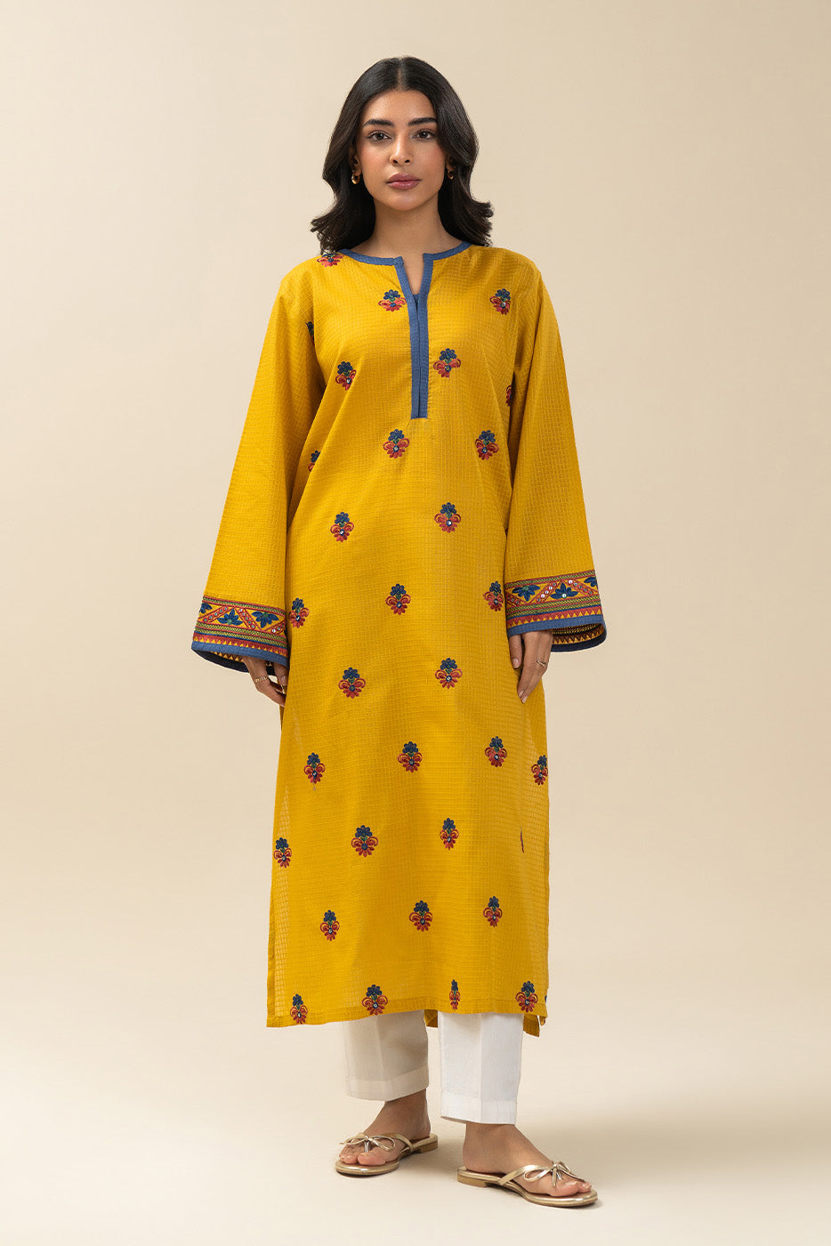 EMBROIDERED DORIA SHIRT (PRET)