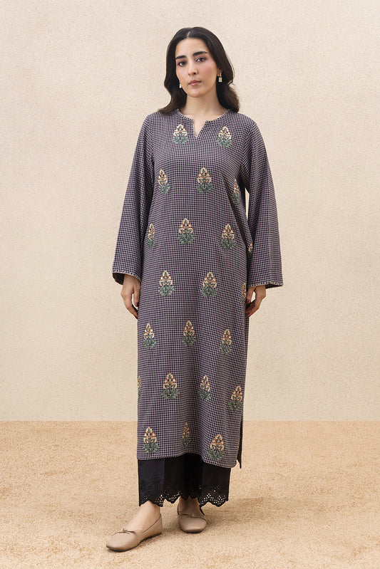 EMBROIDERED YARN DYED SHIRT (PRET)