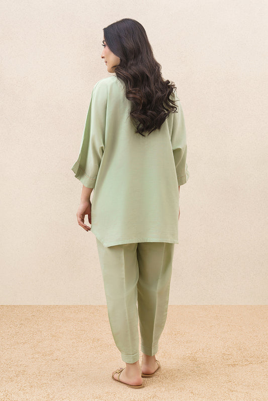 2 PIECE SOLID YARN DYED SUIT (PRET)