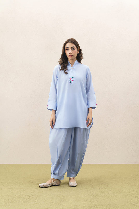 2 PIECE BASIC COTTON SUIT (PRET)