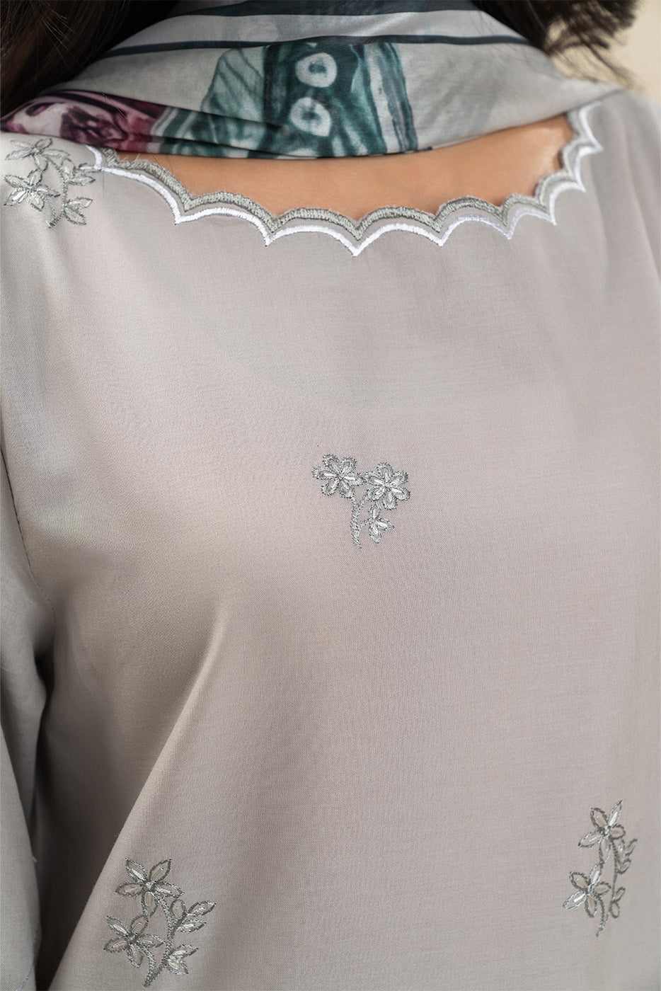 2 PIECE EMBROIDERED LAWN SUIT-ETHEREAL VISTA (UNSTITCHED)