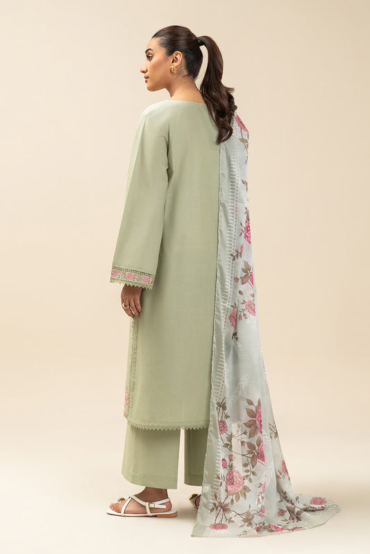2 PIECE EMBROIDERED LAWN SUIT-FLORAL MELODY (UNSTITCHED)