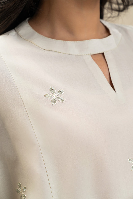 2 PIECE EMBROIDERED LAWN SUIT-BEIGE ATELIER (UNSTITCHED)