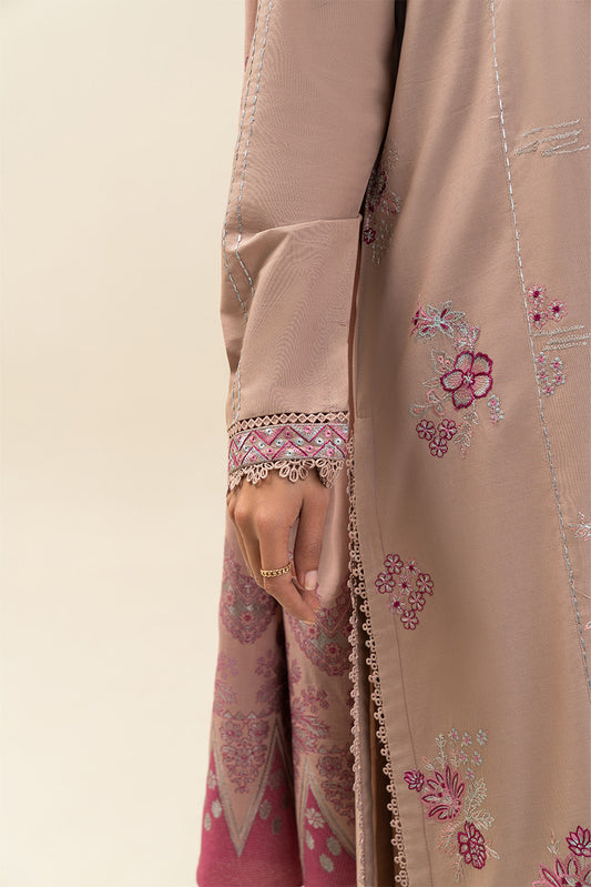 3 PIECE EMBROIDERED LAWN SUIT-DEW WHISPER (UNSTITCHED)