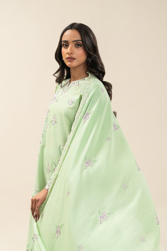 3 PIECE EMBROIDERED LAWN SUIT-SPRING BLOOM (UNSTITCHED)