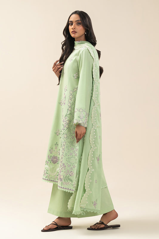 3 PIECE EMBROIDERED LAWN SUIT-SPRING BLOOM (UNSTITCHED)