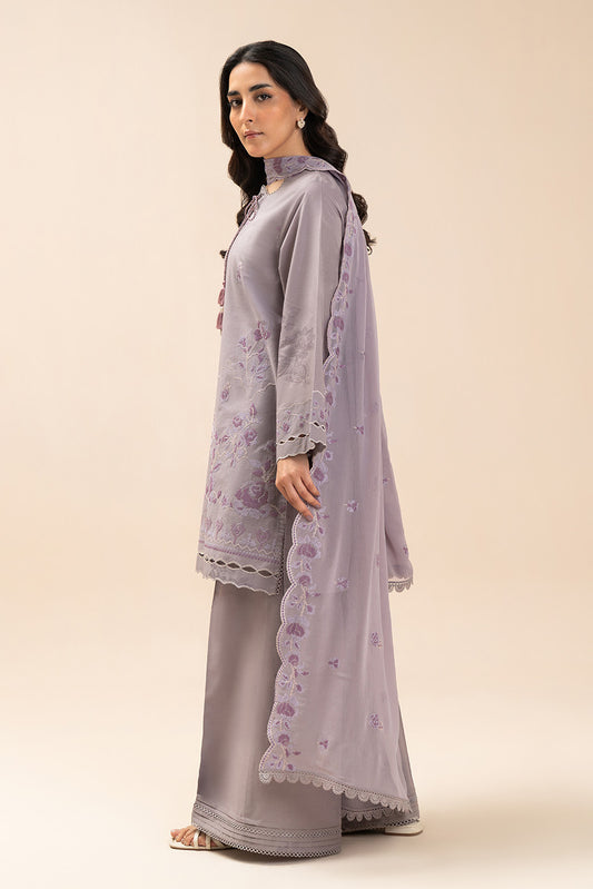 3 PIECE EMBROIDERED LAWN SUIT-RITZY ROSE (UNSTITCHED)