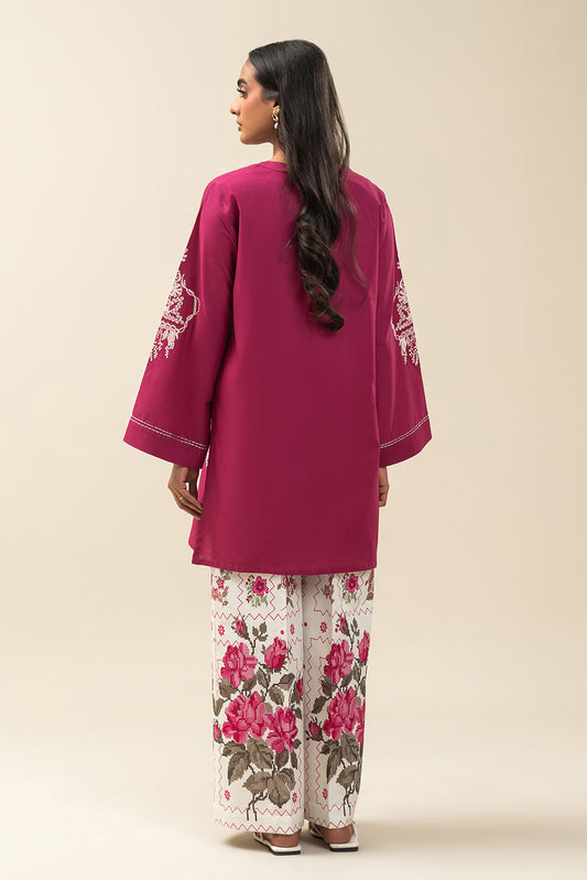 2 PIECE EMBROIDERED LAWN SUIT-CRIMSON RECLUSE (UNSTITCHED)