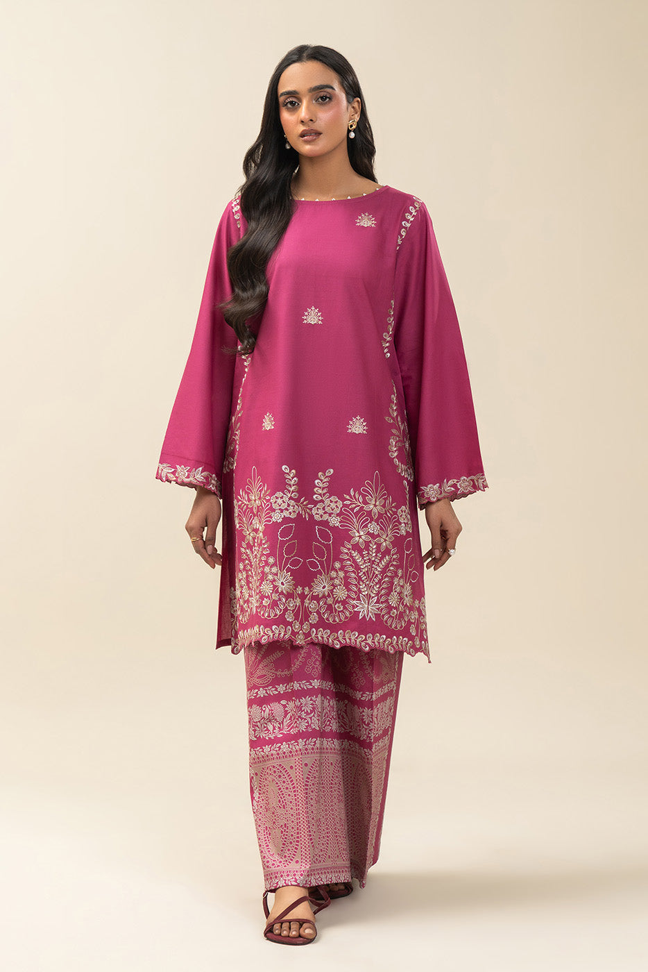 2 PIECE EMBROIDERED LAWN SUIT-RIPE CHERRIES (UNSTITCHED)