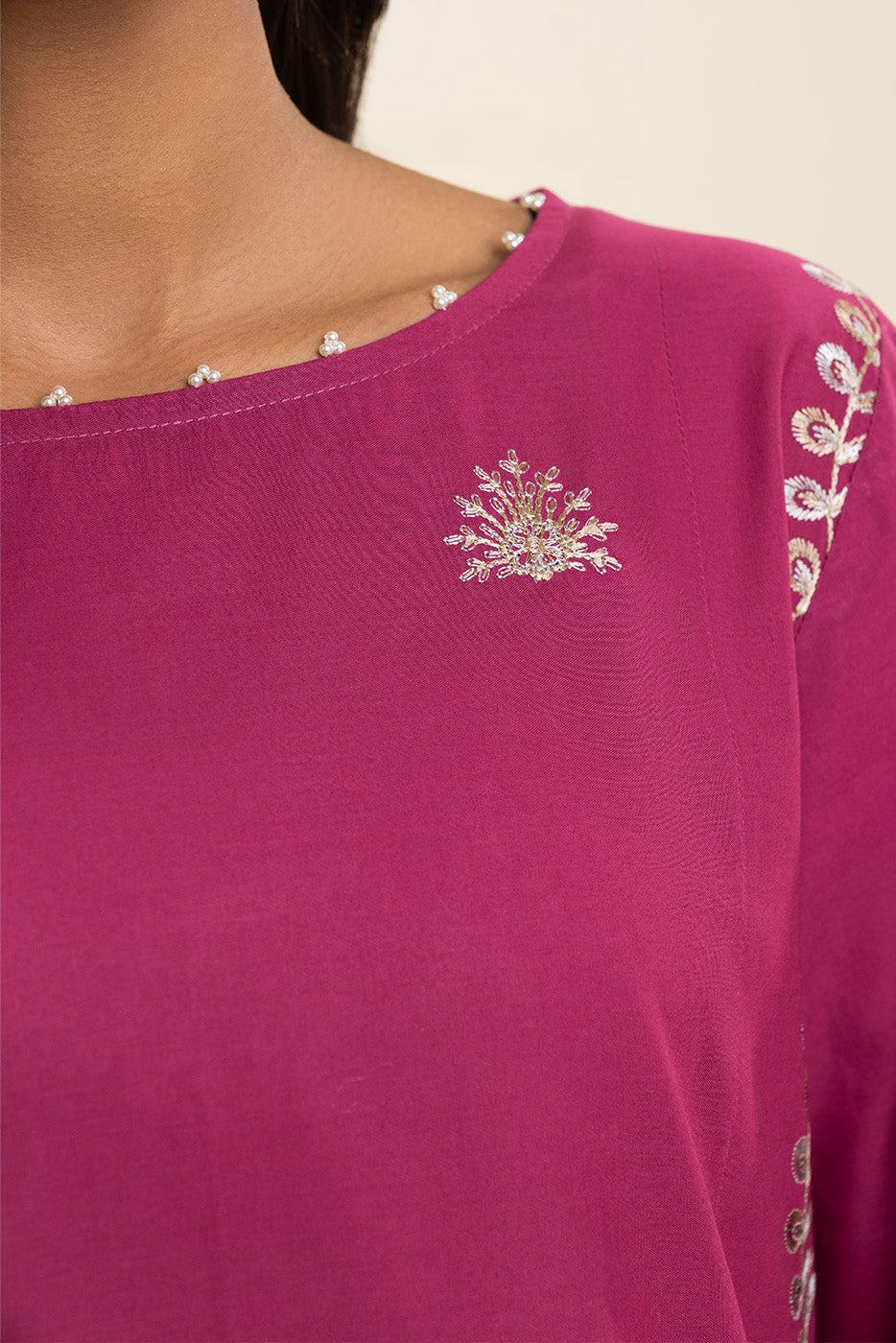 2 PIECE EMBROIDERED LAWN SUIT-RIPE CHERRIES (UNSTITCHED)