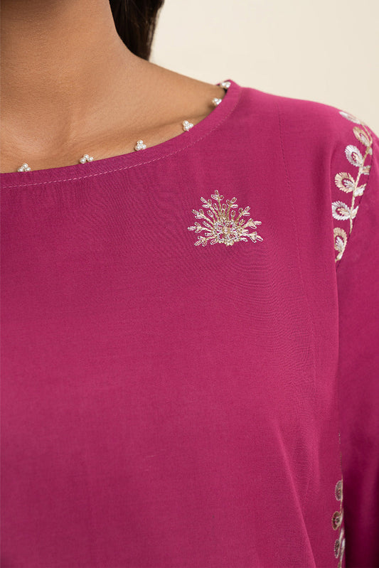 2 PIECE EMBROIDERED LAWN SUIT-RIPE CHERRIES (UNSTITCHED)