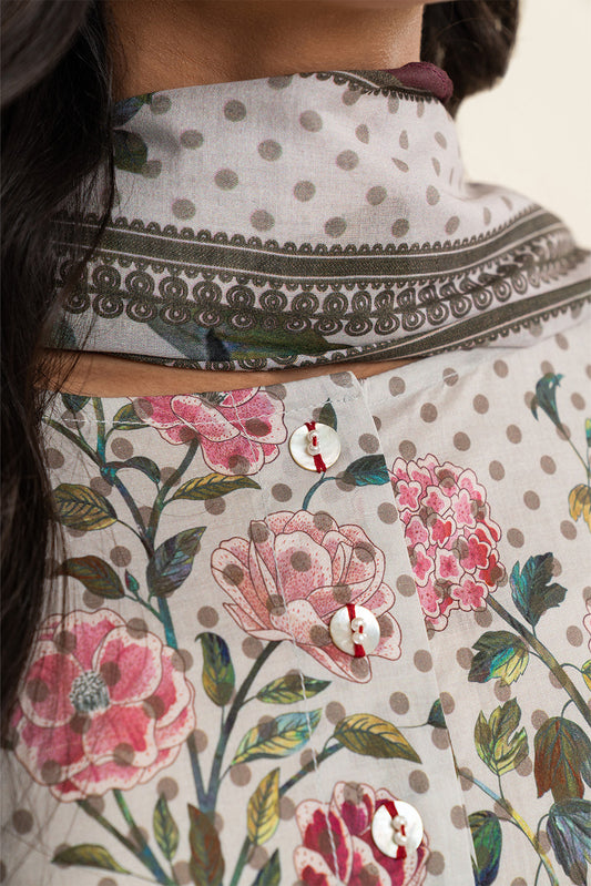 3 PIECE PRINTED LAWN SUIT-ENCHANTED BLOOM (UNSTITCHED)