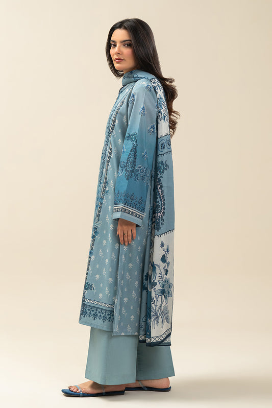 3 PIECE PRINTED LAWN SUIT-WHISPY WONDER (UNSTITCHED)