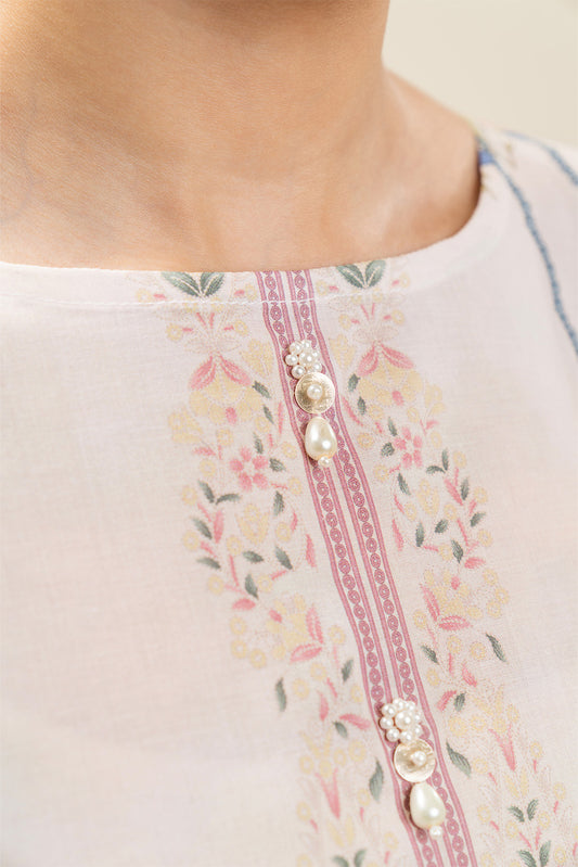 3 PIECE PRINTED LAWN SUIT-VERDANT CHIC (UNSTITCHED)