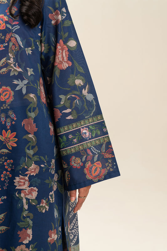 3 PIECE PRINTED LAWN SUIT-NIGHT EDEN (UNSTITCHED)