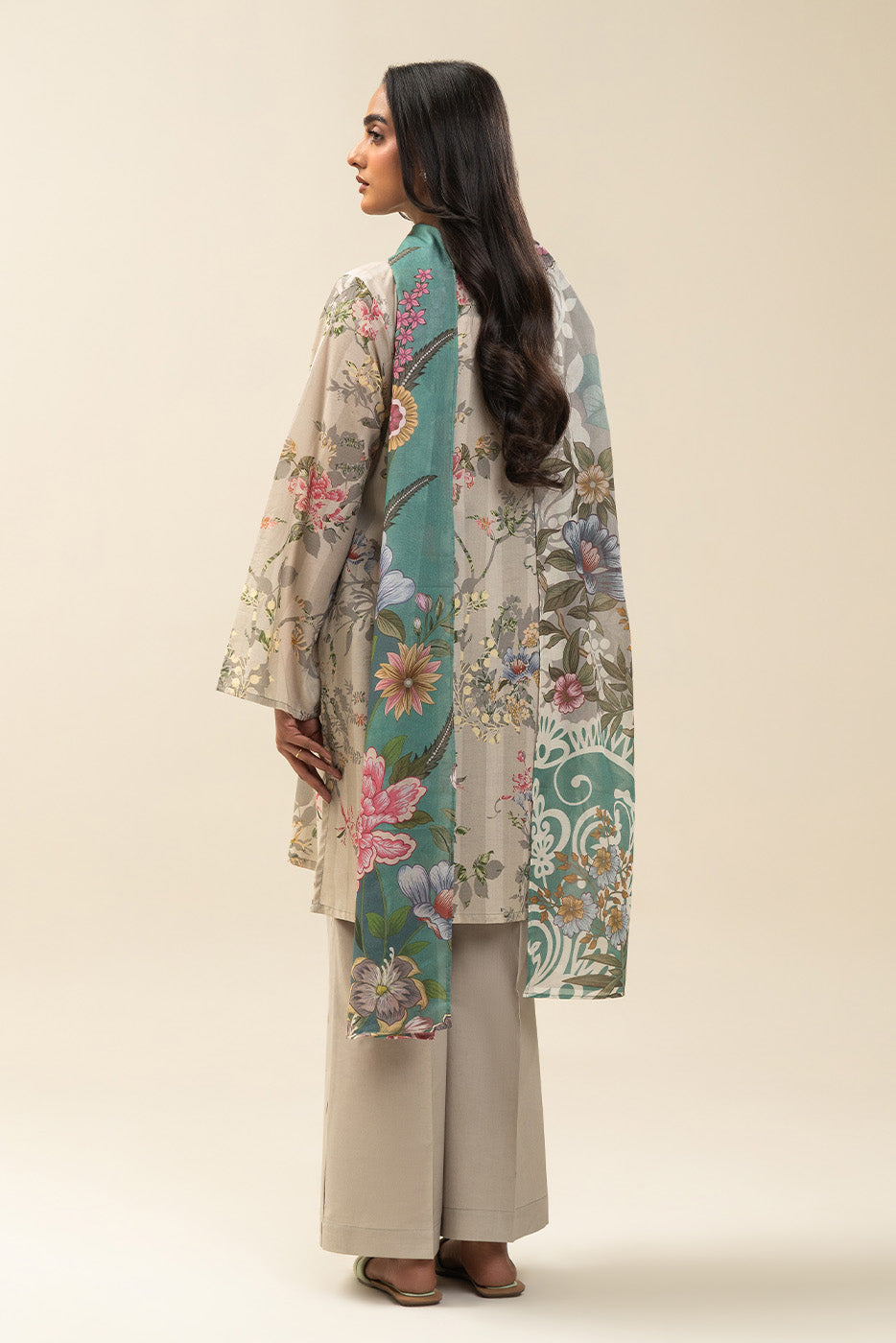 3 PIECE PRINTED LAWN SUIT-ZAHLIA ORCHID (UNSTITCHED)