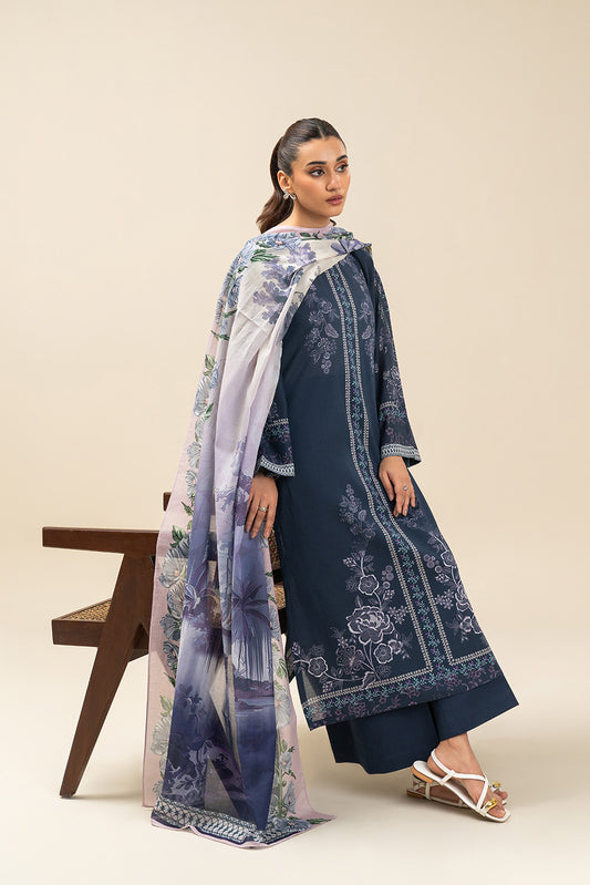 3 PIECE PRINTED LAWN SUIT-AEGEAN DREAM (UNSTITCHED)