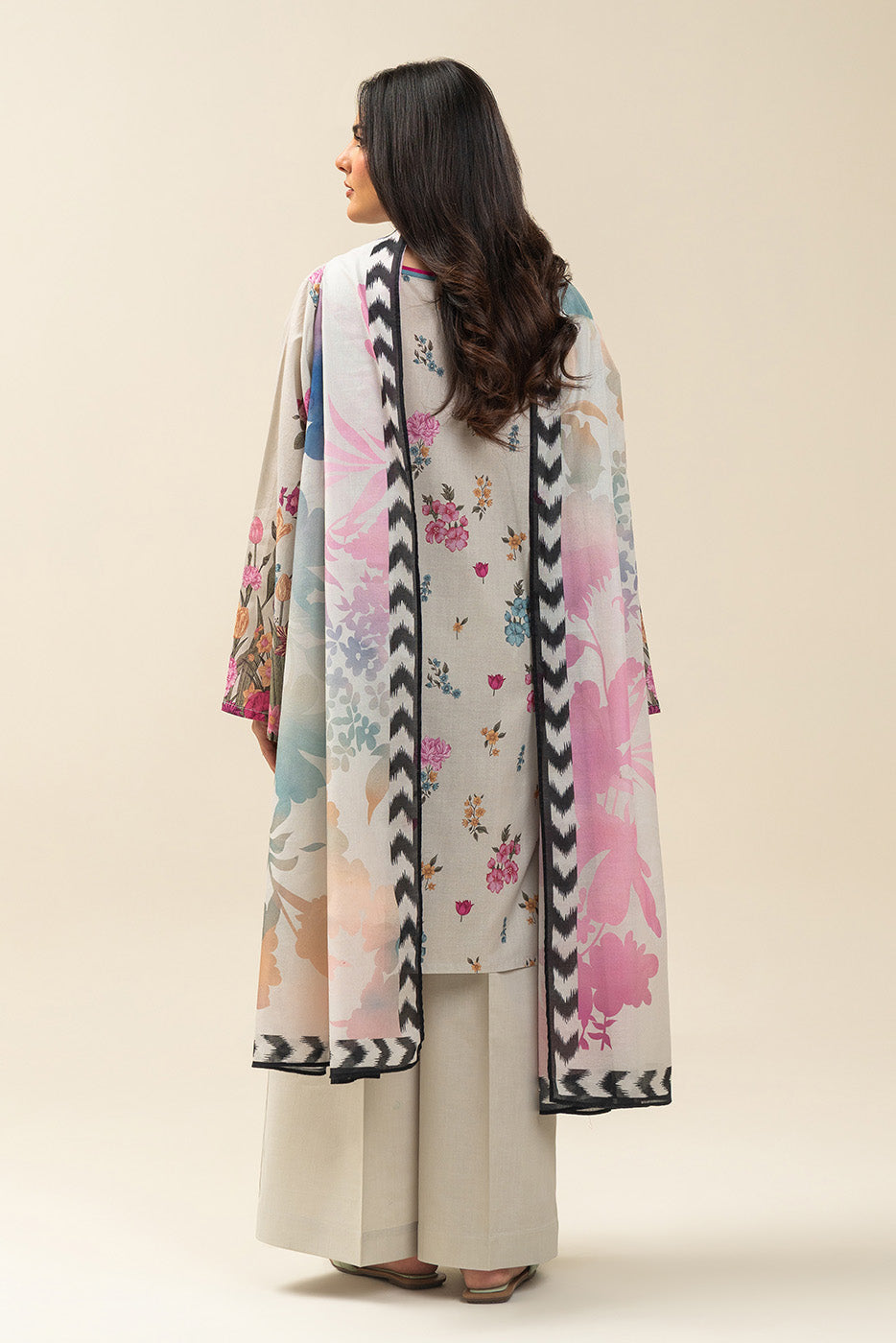 3 PIECE PRINTED LAWN SUIT-CANDY DOMINION (UNSTITCHED)