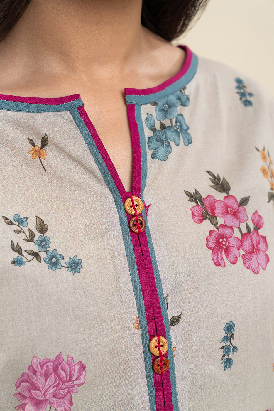 3 PIECE PRINTED LAWN SUIT-CANDY DOMINION (UNSTITCHED)