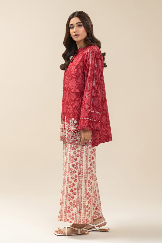 2 PIECE EMBROIDERED LAWN SUIT-CRIMSON CHARM SUIT