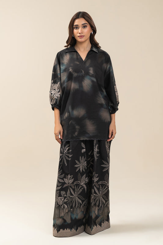 2 PIECE EMBROIDERED LAWN SUIT-FLORAL REVERIE SUIT