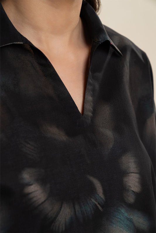 2 PIECE EMBROIDERED LAWN SUIT-FLORAL REVERIE SUIT