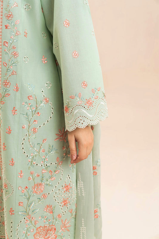 3 PIECE EMBROIDERED LAWN SUIT (LUXURY PRET)