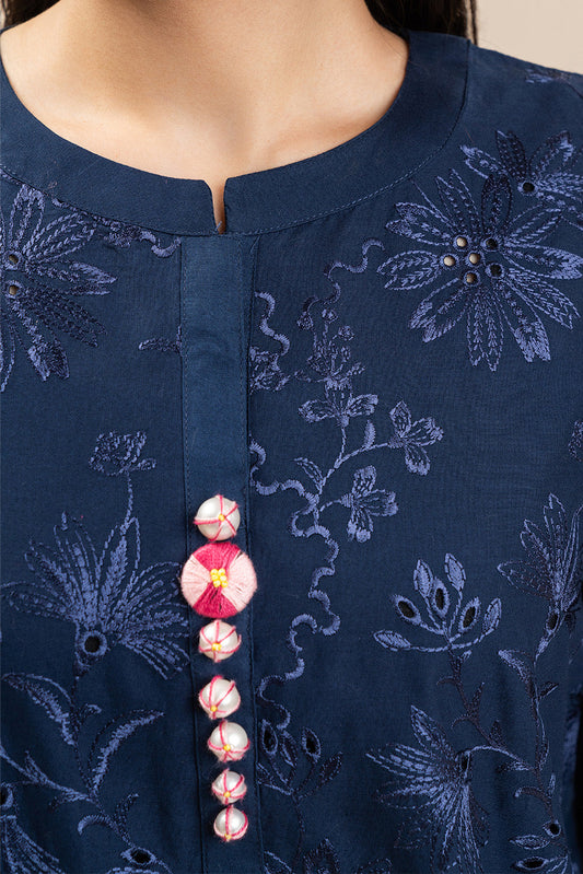 3 PIECE EMBROIDERED LAWN SUIT (LUXURY PRET)