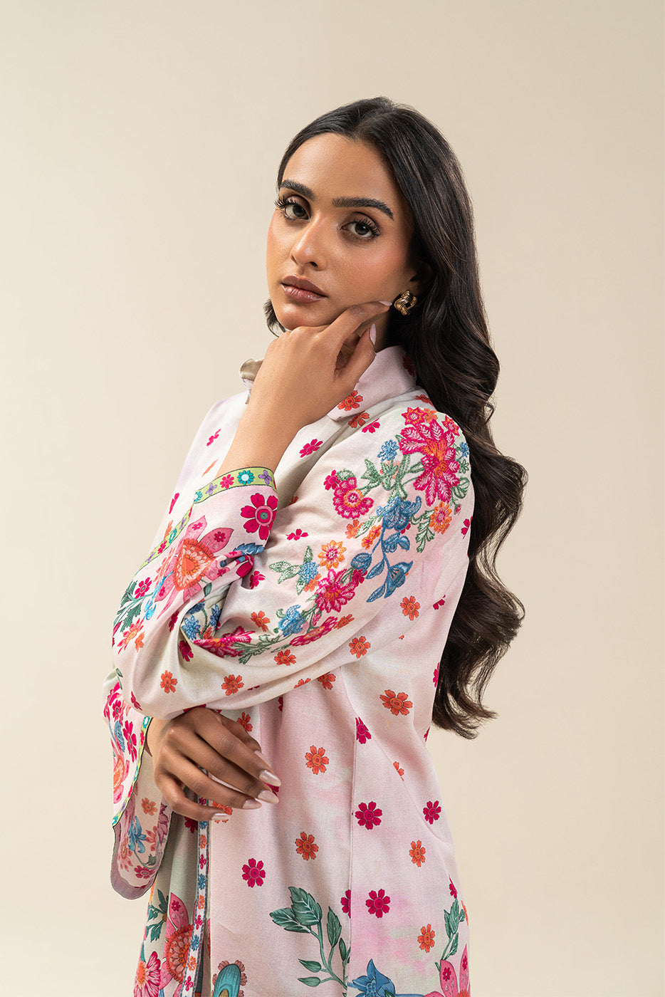 2 PIECE EMBROIDERED LAWN SUIT-PETAL POETRY (UNSTITCHED)