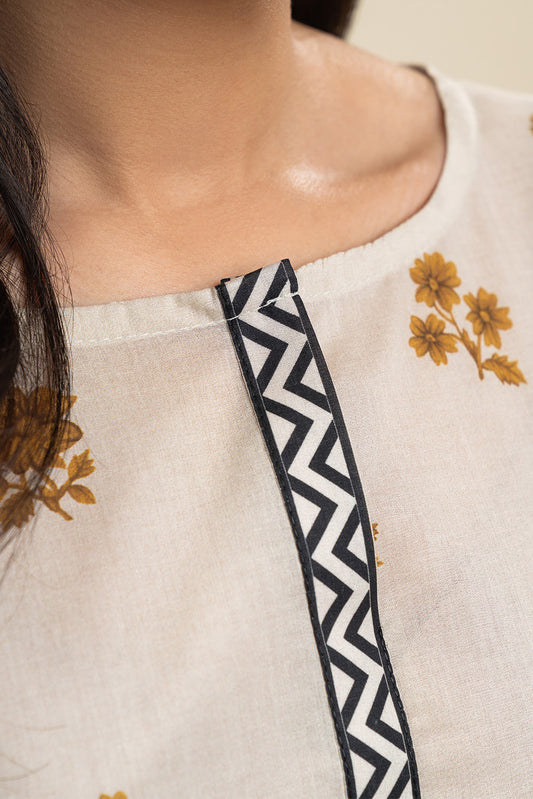 2 PIECE PRINTED LAWN SUIT-SUNNY BLAZE (UNSTITCHED)