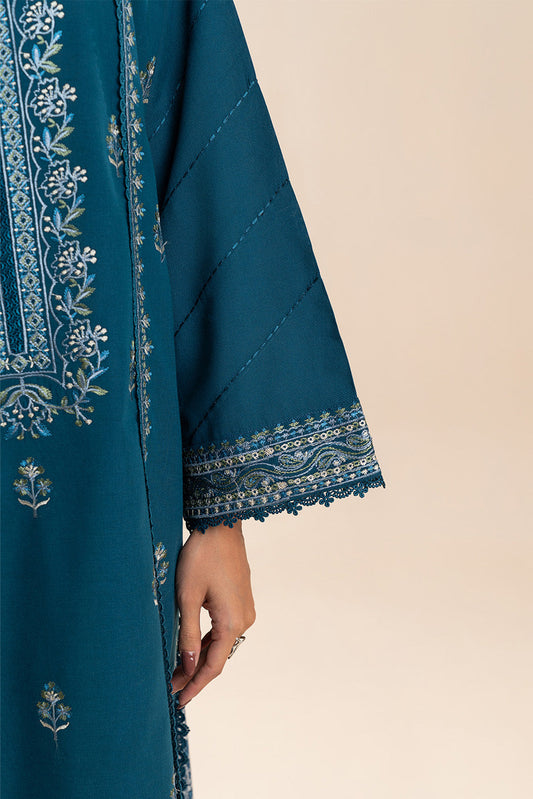 3 PIECE EMBROIDERED LAWN SUIT-OCEANIC LUXE (UNSTITCHED)