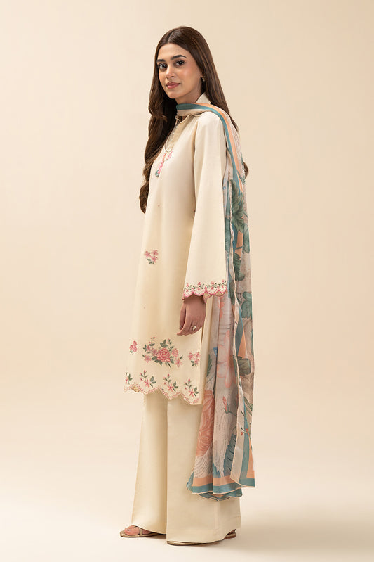 2 PIECE EMBROIDERED LAWN SUIT-SPRING SAGE (UNSTITCHED)