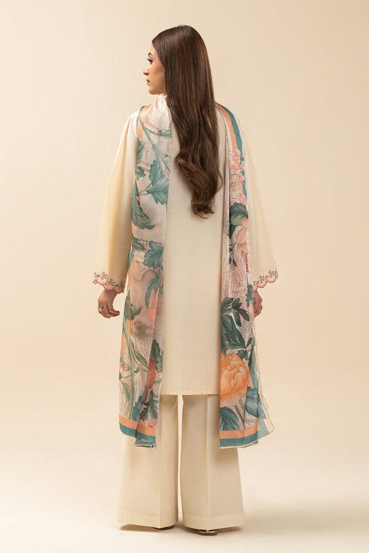 2 PIECE EMBROIDERED LAWN SUIT-SPRING SAGE (UNSTITCHED)