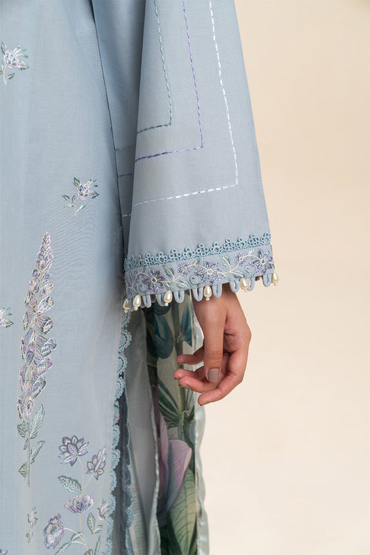 2 PIECE EMBROIDERED LAWN SUIT-MORNING DEW (UNSTITCHED)