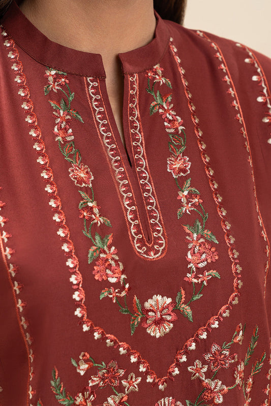 3 PIECE EMBROIDERED LAWN SUIT-MYSTIC WOOD (UNSTITCHED)