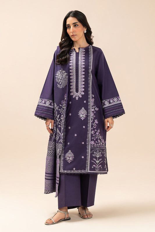 3 PIECE EMBROIDERED LAWN SUIT-REGAL ETHNIC (UNSTITCHED)
