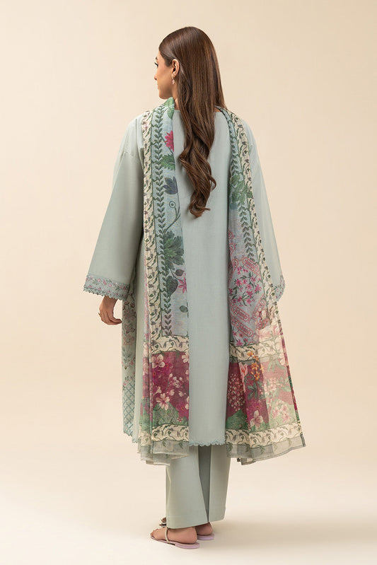 3 PIECE EMBROIDERED LAWN SUIT-SEVEN SKIES (UNSTITCHED)